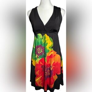 Mon Amie M Sleeveless Floral Dress